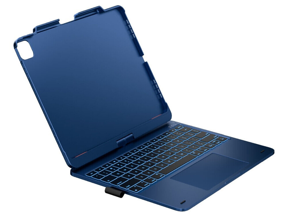 Etui na iPad Air 13 cali TYPECASE Flexbook Touch, Etui Typecase Flexbook Touch obrót 360 stopni, wiele trybów użytkowania iPada, wygodna praca, Otwarty pokrowiec z klawiaturą i gładzikiem, gotowy na wpięcie tabletu.
