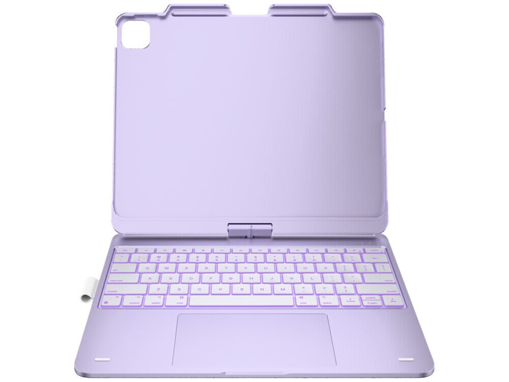 Etui na iPad Air 13 cali TYPECASE Flexbook Touch, Etui Typecase Flexbook Touch obrót 360 stopni, wiele trybów użytkowania iPada, wygodna praca, Otwarty pokrowiec z klawiaturą i gładzikiem, gotowy na wpięcie tabletu.