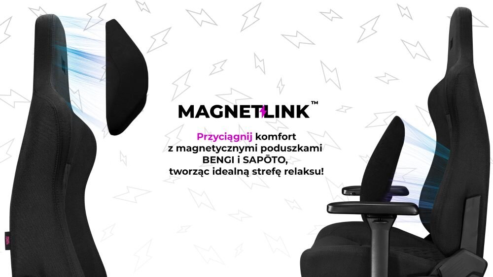 Fotel YUMISU 2052 Magnetic mocowanie magnetyczne rewolucja komfort dbalosc atuty