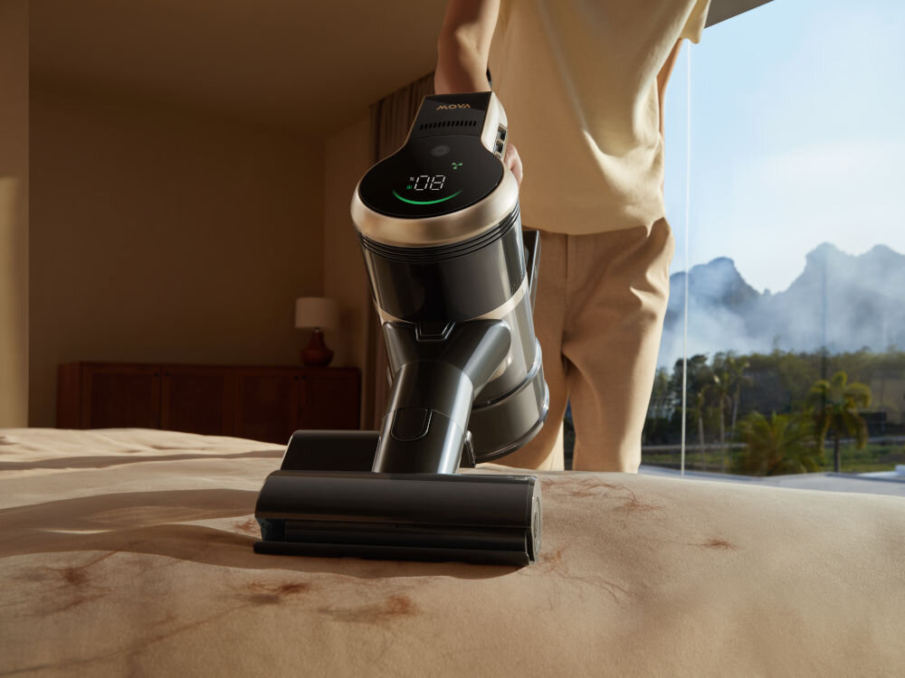 Odkurzacz MOVA S2 Detect mini elektroszczotka lekka poręczna do tapicerki