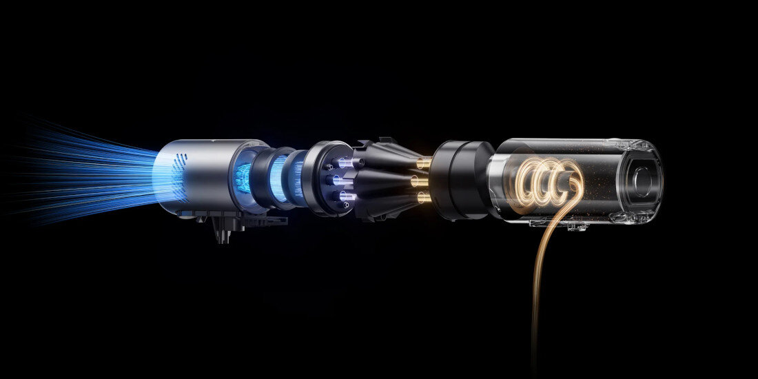 Odkurzacz MOVA i10 Czyste powietrze System sześciowarstwowej filtracji HEPA cząsteczki wielkość zdrowie redukcja alergenów