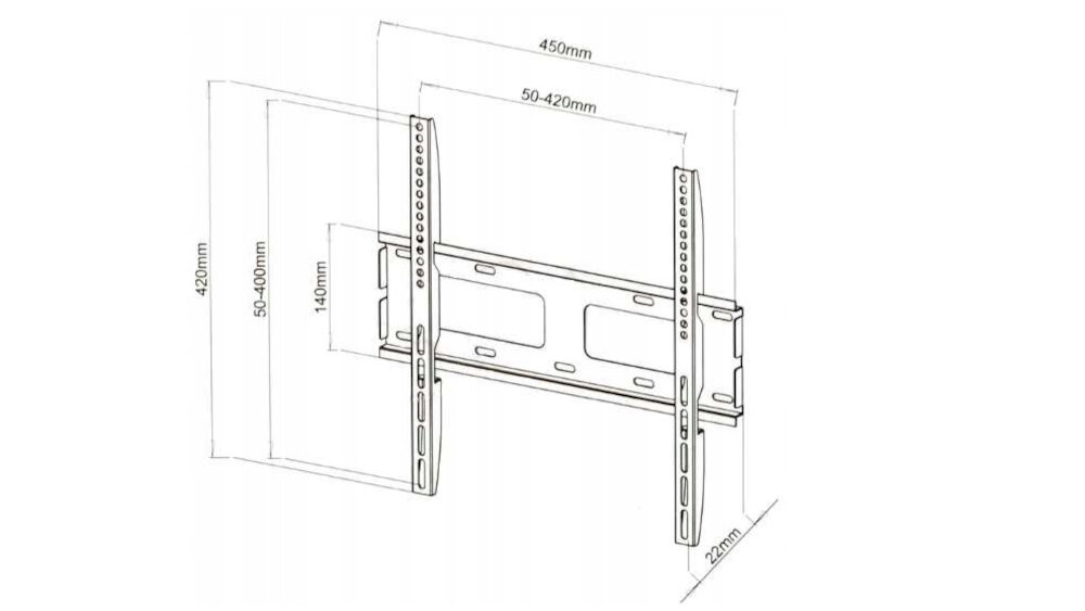 Uchwyt ART AR-33 do TV 26-60 cali - standard vesa