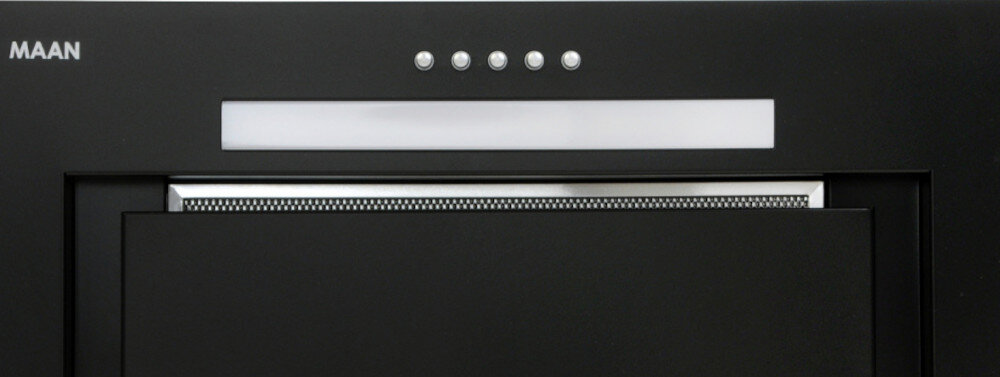 MAAN-TYTAN-60 ustawienie prędkość moc gotowanie okap oświetlenie wieczorne godziny 