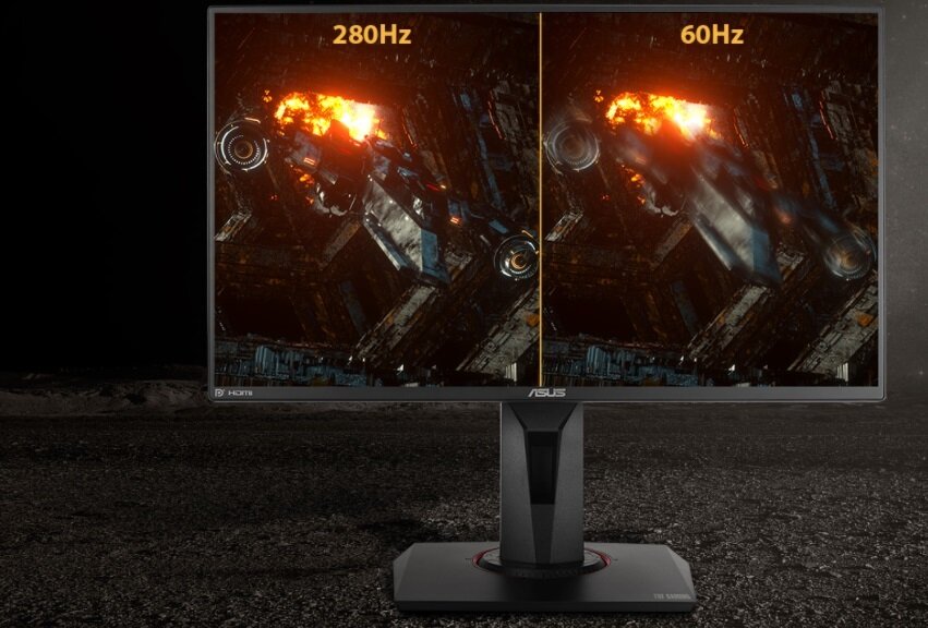 Monitor ASUS Tuf Gaming VG259QM szybki czas reakcji 280 Hz
