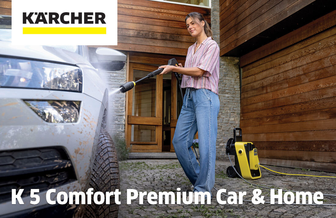 Myjka ciśnieniowa KARCHER K5 Comfort Premium Car & Home 1.324-808.0 Czyszczenie wokół domu wygląd design prezentacja wizualizacja