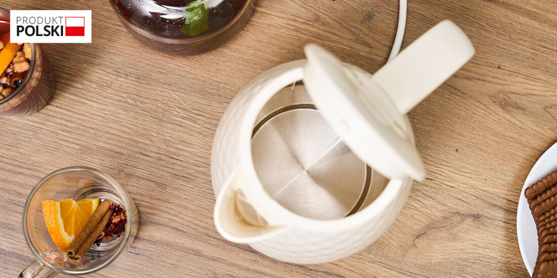 Czajnik ZELMER ZCK7632F Fryderyk Nie włączysz bez wody wygoda komfort