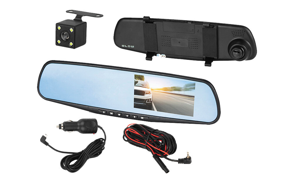 WIDEOREJESTRATOR BLOW F600 + KAMERA COFANIA kamera cofania