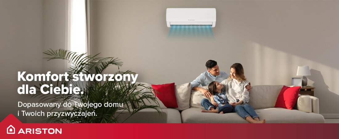 Klimatyzator Split, Pompa ciepła powietrze - powietrze ARISTON Nevis Evo 35 zdjęcie lifestyle Zadbaj o klimat w swoim domu