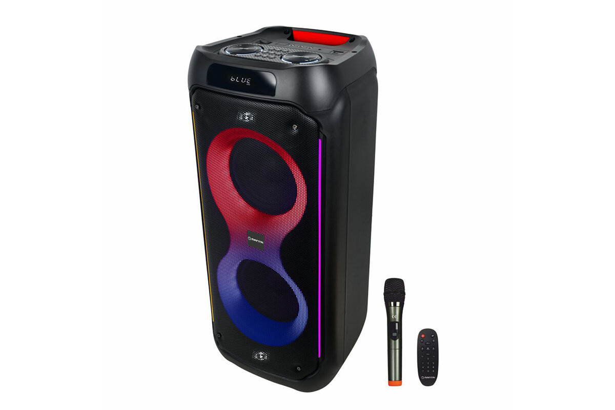 Power Audio MANTA SPK0805B140 PALLAS - Bogactwo możliwości, urządzenie po skosie na białym tle