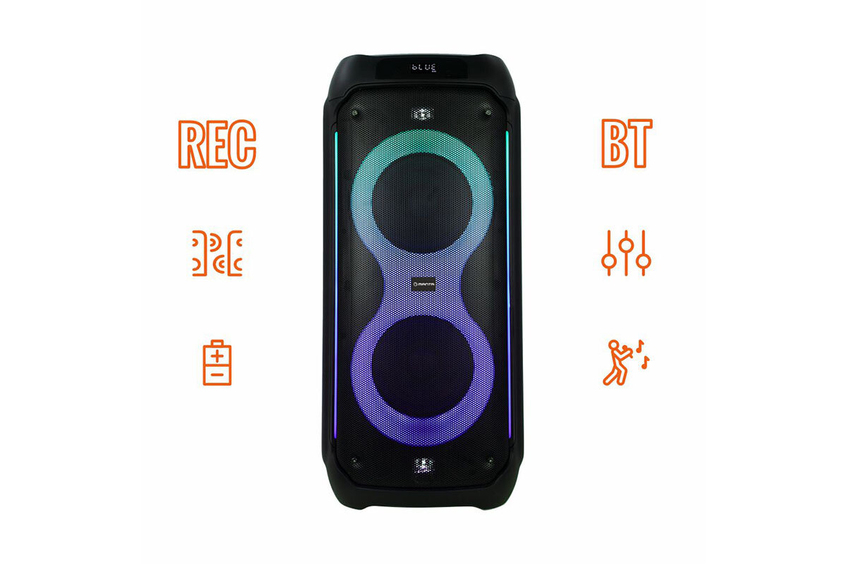 Power Audio MANTA SPK0805B140 PALLAS - Łącz dwa urządzenia razem, urządzenie stojące od frontu