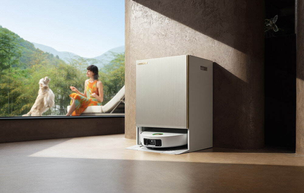 Robot sprzątający DREAME Matrix 10 Ultra Biały wygląd design prezentacja wizualizacja Czystość bez wysiłku