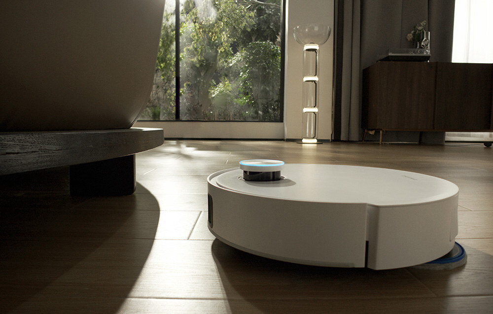 Robot sprzątający DREAME Matrix 10 Ultra Biały Precyzyjna nawigacja System VersaLift z ruchomym czujnikiem DToF skanowanie otoczenia w 360°  pod niskimi meblami dodatkowe kamery AI trójwymiarowy obraz otoczenia