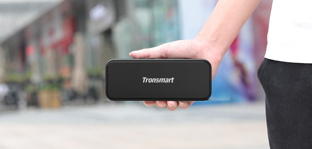 Głośnik mobilny TRONSMART T2 Plus Czarny asystent głosowy obsługa wygoda