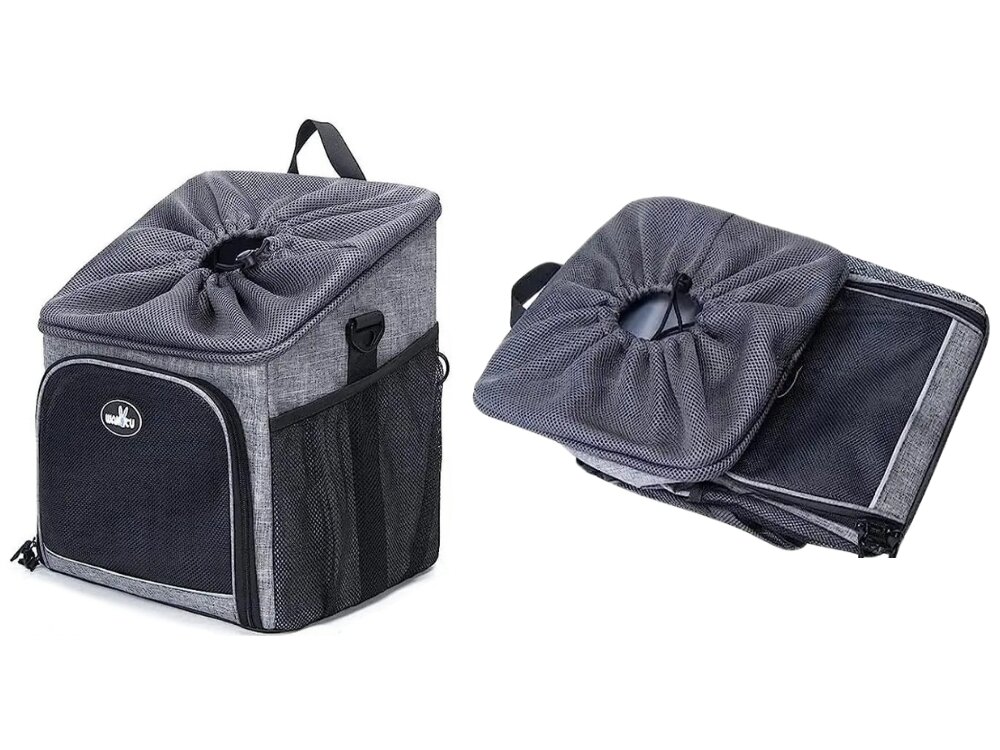 Kosz rowerowy WILDMAN C53
            kosz rowerowy rozłożony i złożony udźwig konstrukcja kształt kieszenie smycz bezpieczeństwa