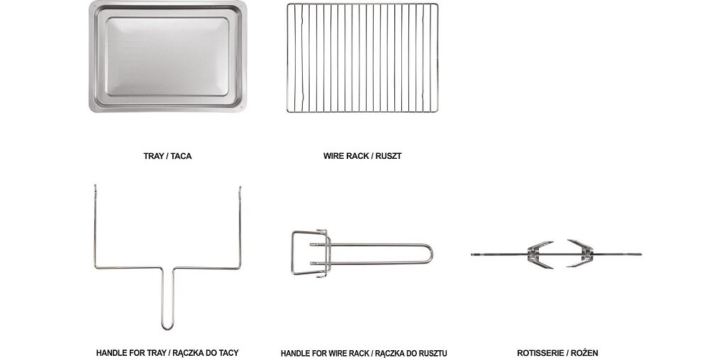 Piekarnik LUND 68050 rożen temperatura