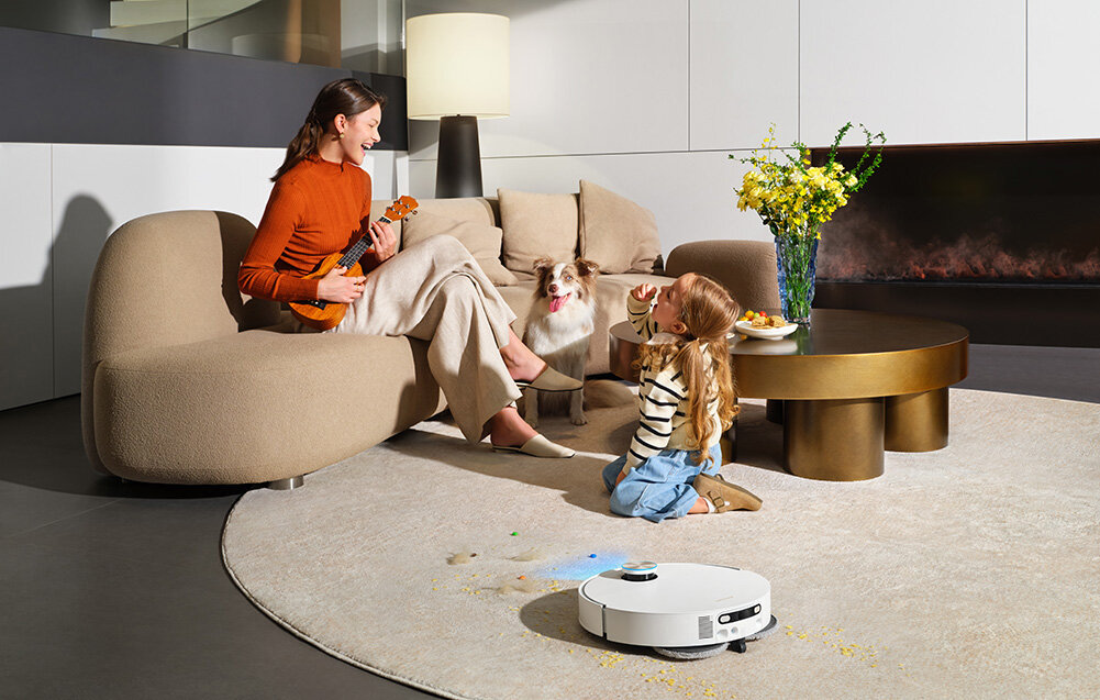 ROBOT SPRZĄTAJĄCY DREAME X60 Ultra Complete Biały Tryb Pet Care 4.0 rozpoznaje pupile, omija je podczas pracy i automatycznie sprząta w miejscach, gdzie gromadzi się sierść karma czy żwirek funkcja wideo certyfikat norma ETSI EN 303 645