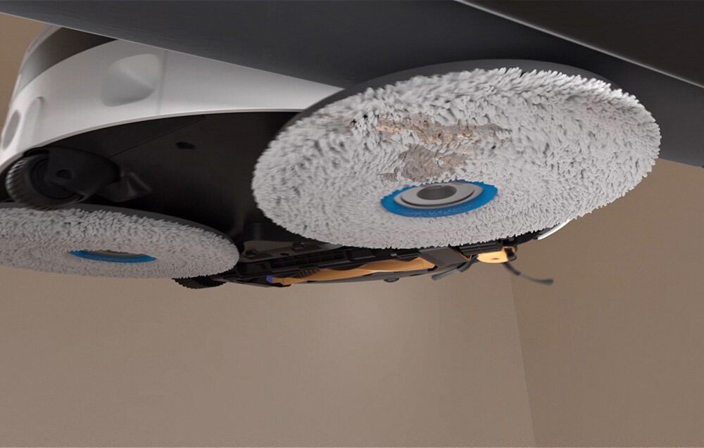 ROBOT SPRZĄTAJĄCY DREAME X60 Ultra Complete Biały Suchy i mokry brud Mechanizm TripleUp Tech szczotki wracają do aktywnej pracy