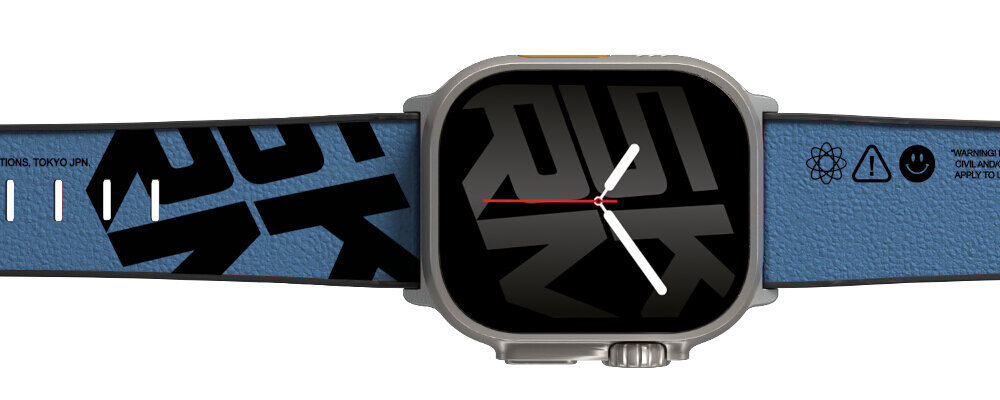 pasek apple watch teksturowany stylowy silikonowy