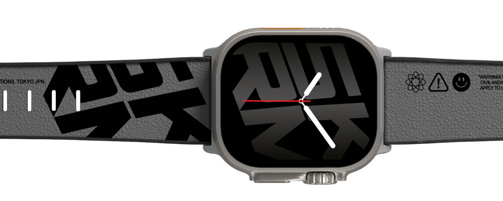 pasek apple watch teksturowany stylowy silikonowy