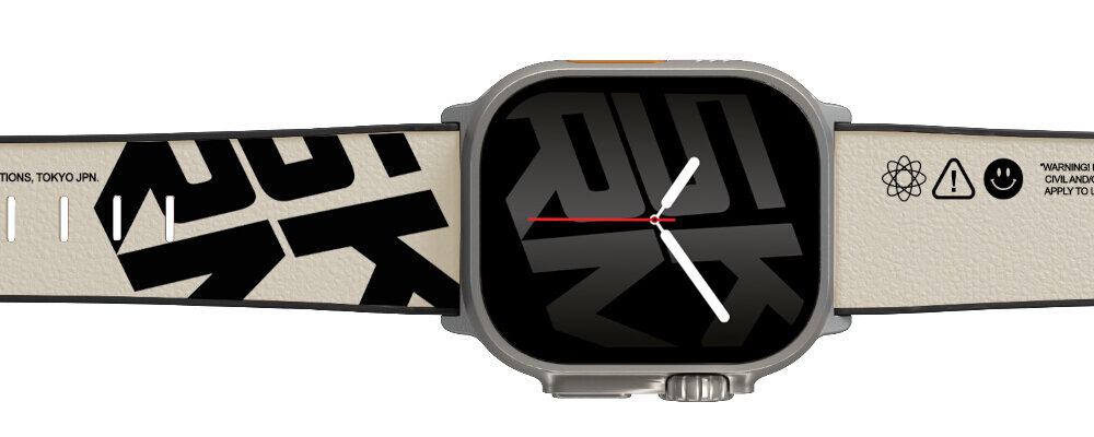 pasek apple watch teksturowany stylowy silikonowy