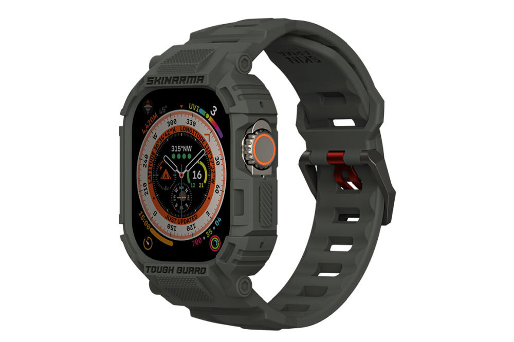 apple watch etui pasek styl retro futurystyczny design