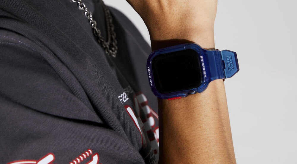 pasek apple watch przezroczysty stylowy saido