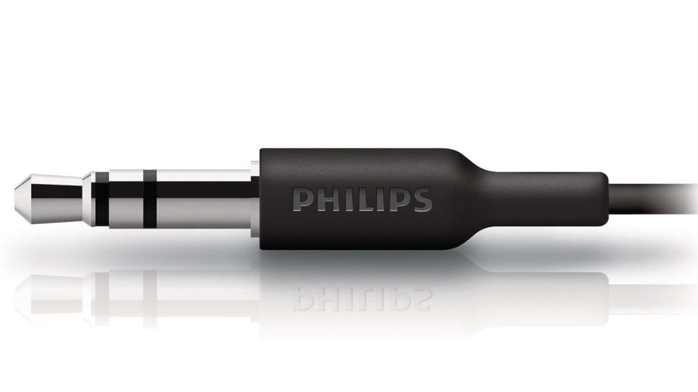 Słuchawki Douszne PHILIPS SHE3590BK Czarny - Przewód Audio