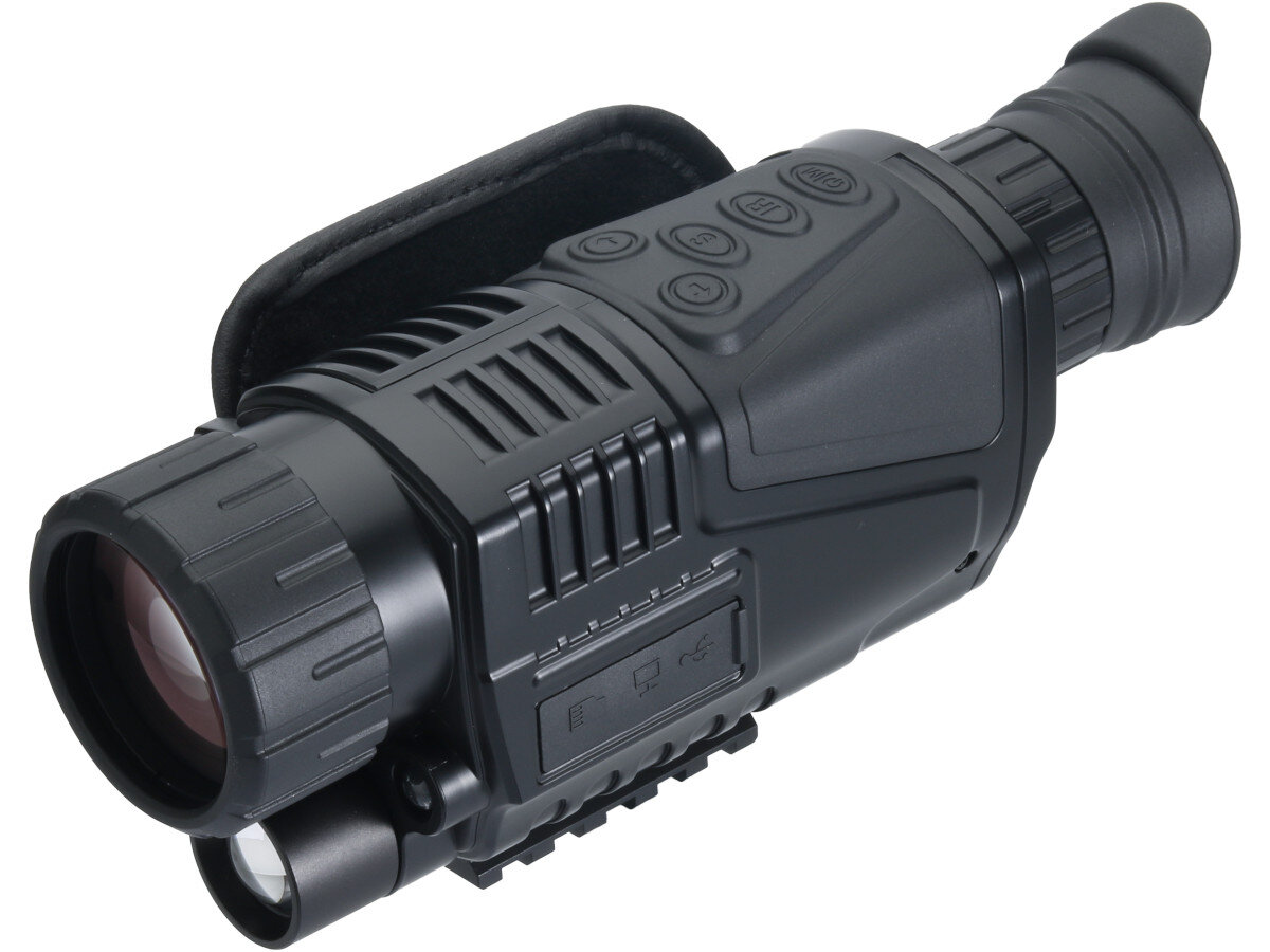 Monokular noktowizyjny DENVER NVI-450 nagrywanie rozdzielczość płynność karta pamięci wyświetlacz