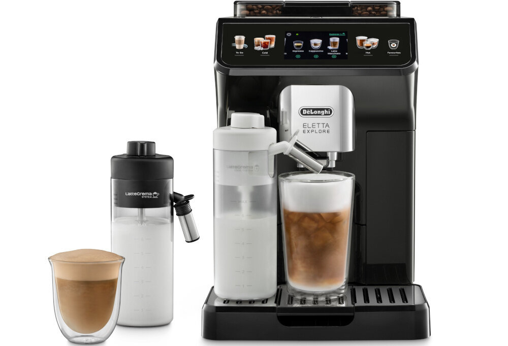 Ekspres DELONGHI Eletta Explore ECAM450.55.G zawartosc zestawu komplet wyposazenie