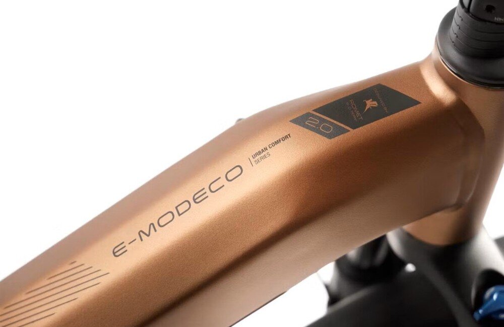 Rower elektryczny ROMET E-Modeco URB 2.0 U19 28 cali Brązowo-czarny