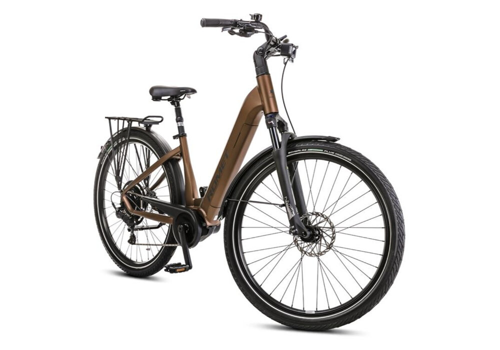 Rower elektryczny ROMET E-Modeco URB 2.0 U19 28 cali Brązowo-czarny 