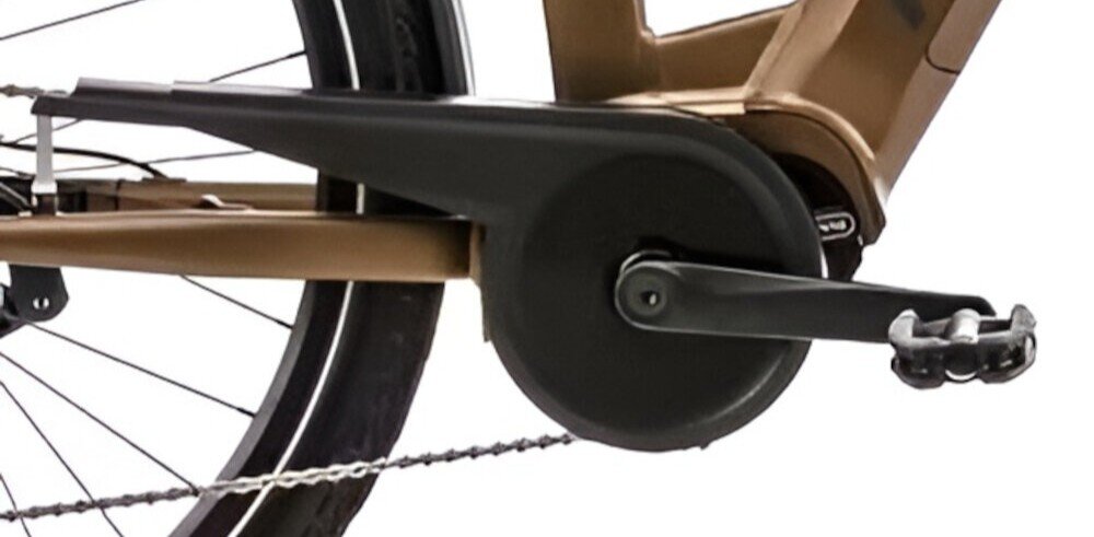 Rower elektryczny ROMET E-Modeco URB 2.0 U19 28 cali Brązowo-czarny 