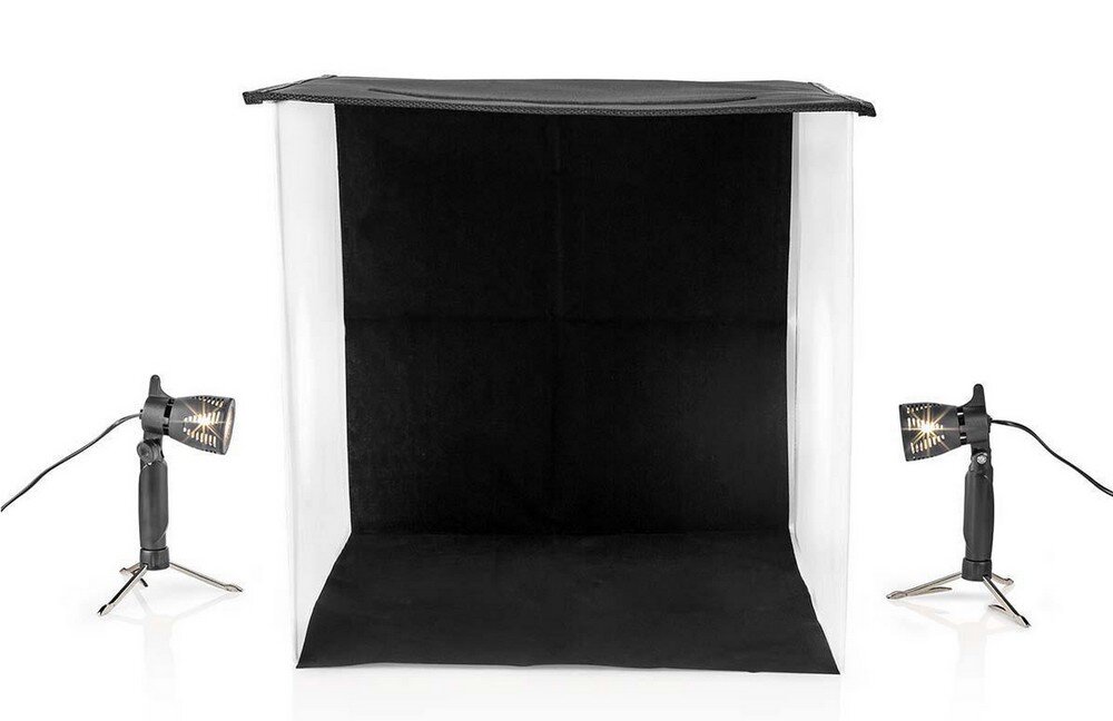 Nedis SKT012WT studio fotograficzne LED 6500K równomierne światło bez cieni fotografia produktowa