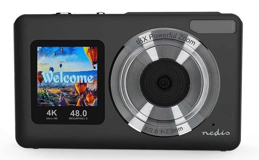 Aparat NEDIS PCAM2530BK ekrany USB-C
