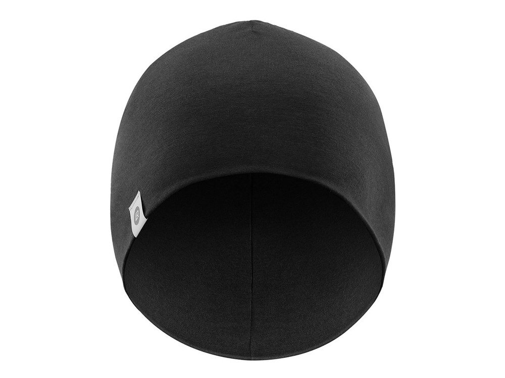 Czapka ROCKBROS YDM002 Czarny, czapka, materiał, wełna, tencel, Czarno-szara czapka sportowa z polarowym wykończeniem.
