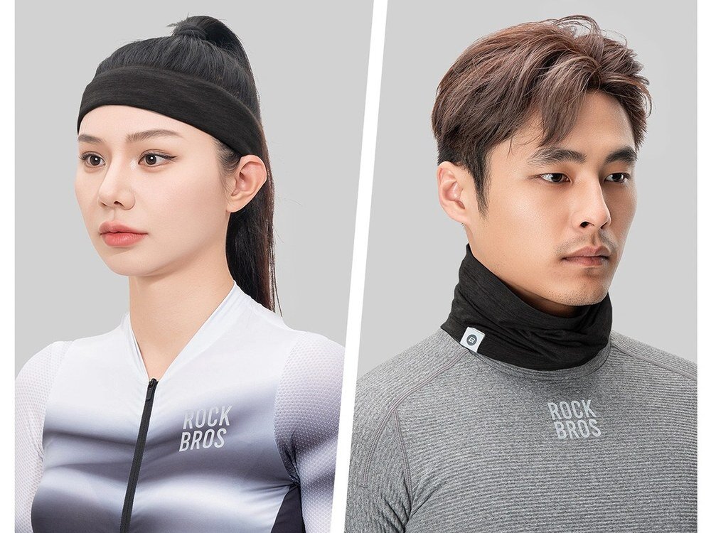 ROCKBROS YDWB005 Rockbros YDWB005 64% Tencelu, 27,5% wełny i 8,5% spandexu Tencel celulozy gładką strukturą Wełna wspiera utrzymanie ciepła spandexu - 