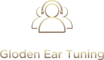 Logo z napisem \'Golden Ear Tuning\'.