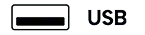 Ikona złącza USB (Universal Serial Bus)