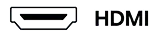 Ikona złącza HDMI (High-Definition Multimedia Interface)