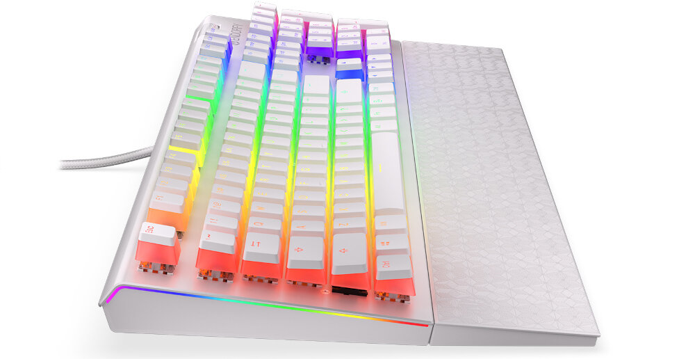 Klawiatura ENDORFY Omnis Pudding Onyx White Kailh RGB n-key rollover 50 mln kliknięć 