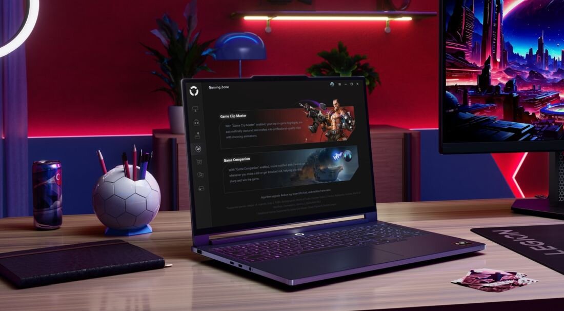 Laptop LENOVO Legion 7 16AGP11 16 OLED 240Hz Ryzen AI 7 450 32GB RAM 1TB SSD GeForce RTX 5060 DLSS 4 Windows 11 Professional  