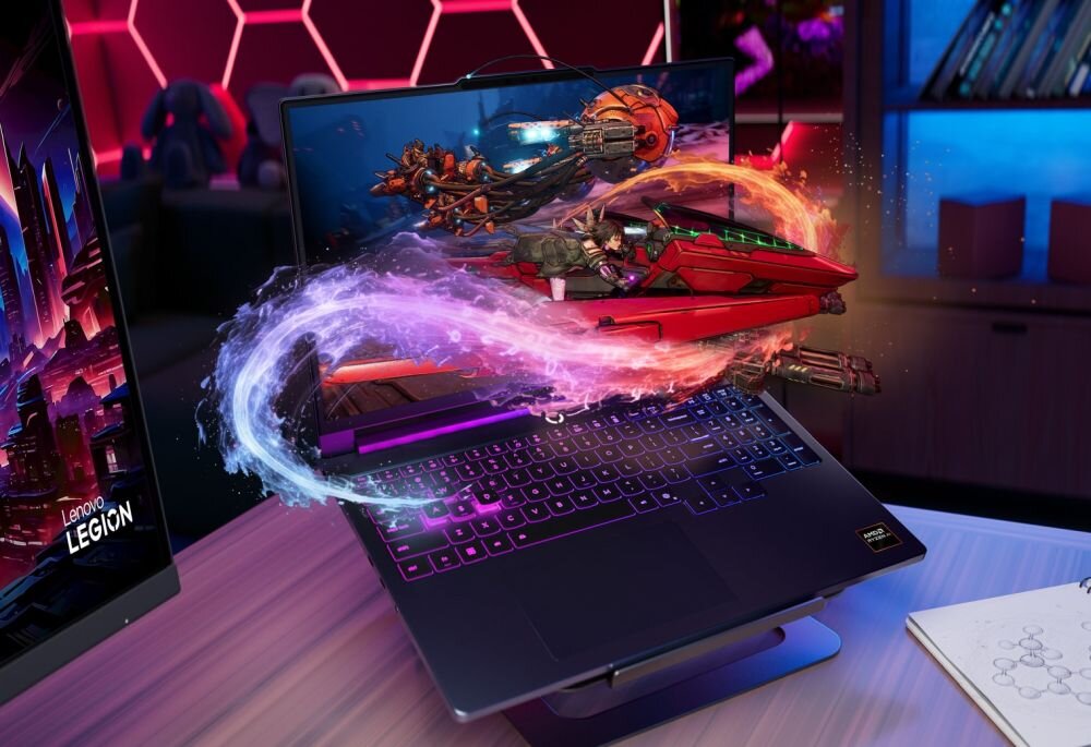 Laptop LENOVO Legion 7 16AGP11 16 OLED 240Hz Ryzen AI 7 450 32GB RAM 1TB SSD GeForce RTX 5060 DLSS 4 Windows 11 Professional  