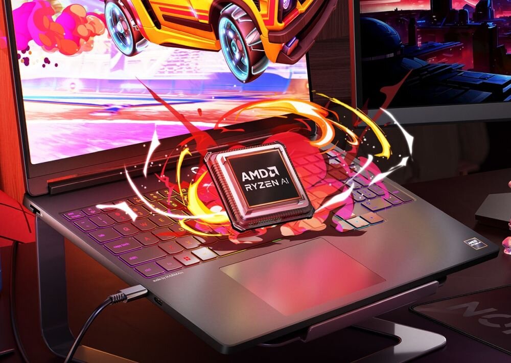 Wydajny procesor AMD Ryzen AI 7 z NPU do 50 TOPS w laptopie LENOVO Legion 5 15AGP11 83Q60005PB z 32 GB RAM