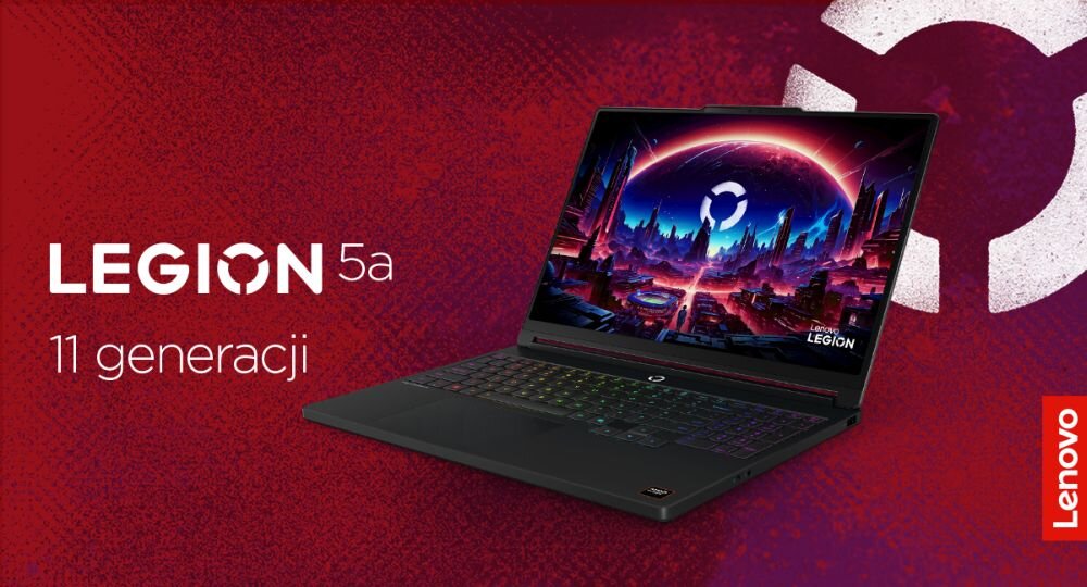 Laptop LENOVO Legion 5 15AHP11 15.3 OLED 165Hz R7-250 16GB RAM 512GB SSD GeForce RTX 5060 DLSS 4 Windows 11 Home.