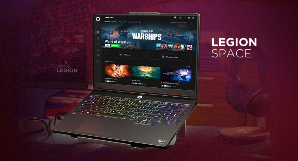 Laptop LENOVO Legion 5 15AHP11 15.3 OLED 165Hz R7-250 16GB RAM 512GB SSD GeForce RTX 5060 DLSS 4 Windows 11 Home  
