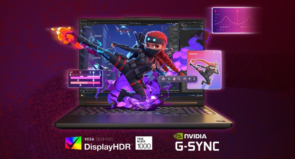 Laptop LENOVO Legion 5 15AHP11 15.3 OLED 165Hz R7-250 16GB RAM 512GB SSD GeForce RTX 5060 DLSS 4 Windows 11 Home  