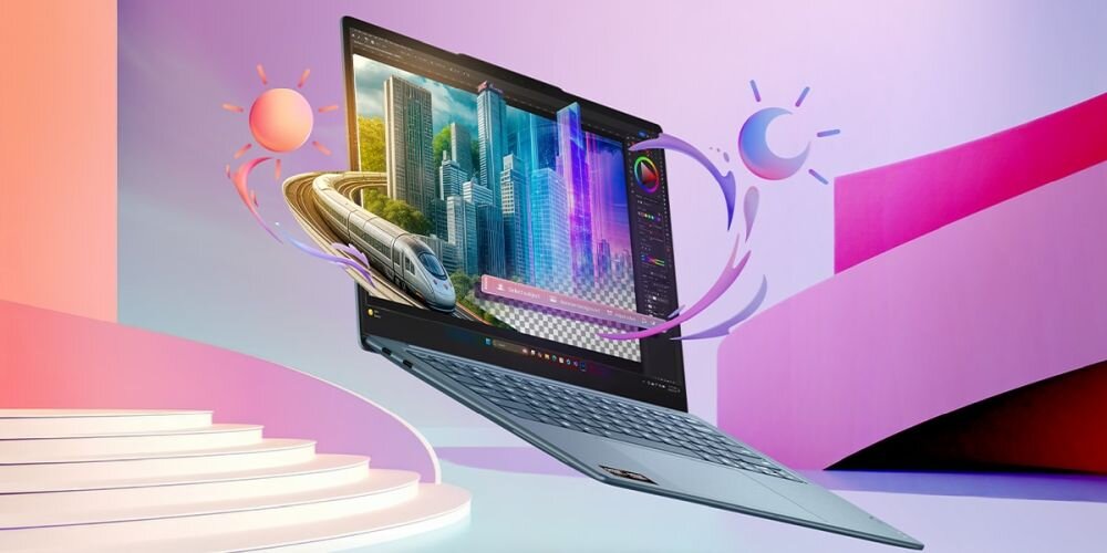 Laptop LENOVO Yoga Slim 7 14AGP11 14 OLED Ryzen AI 5-430 16GB RAM 1TB SSD Windows 11 Home, Funkcje AI