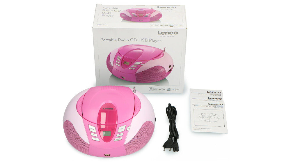 Radioodtwarzacz LENCO SCD-37 - zestaw