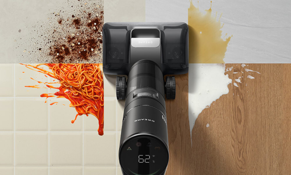 Odkurzacz DREAME H15 Pro Czarny Czyste podłogi stale wykorzystuje świeżą wodę komfort codziennego użytkowania