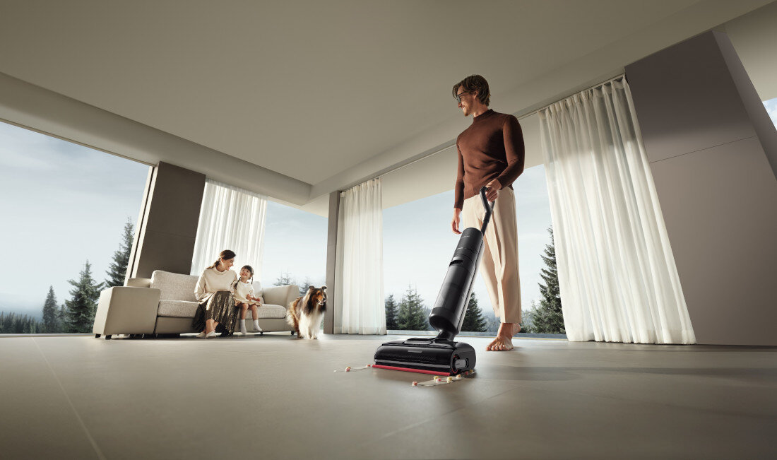 Odkurzacz DREAME H15 Pro Czarny Długi czas pracy akumulator pojemność tryb cichy tryb inteligentny powierzchnia